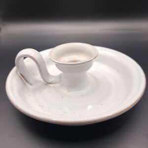 Vintage Jugtown Pottery Seagrove NC Candleholder